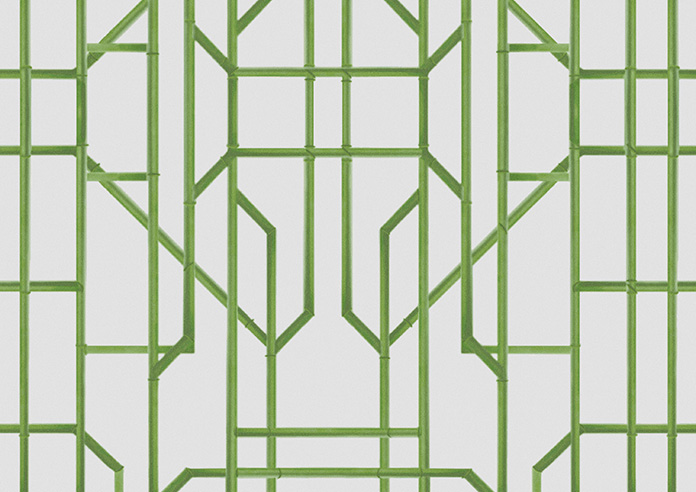 Bamboo Candy, Green White - Made To Measure Curtains - Image 9